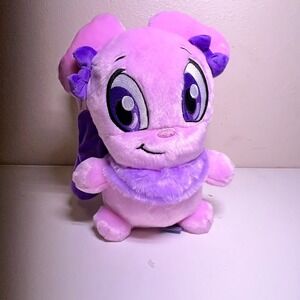 Neopets Faerie Usul Plush Pink Purple PhatMojo Virtual Prize Code Tag 2023